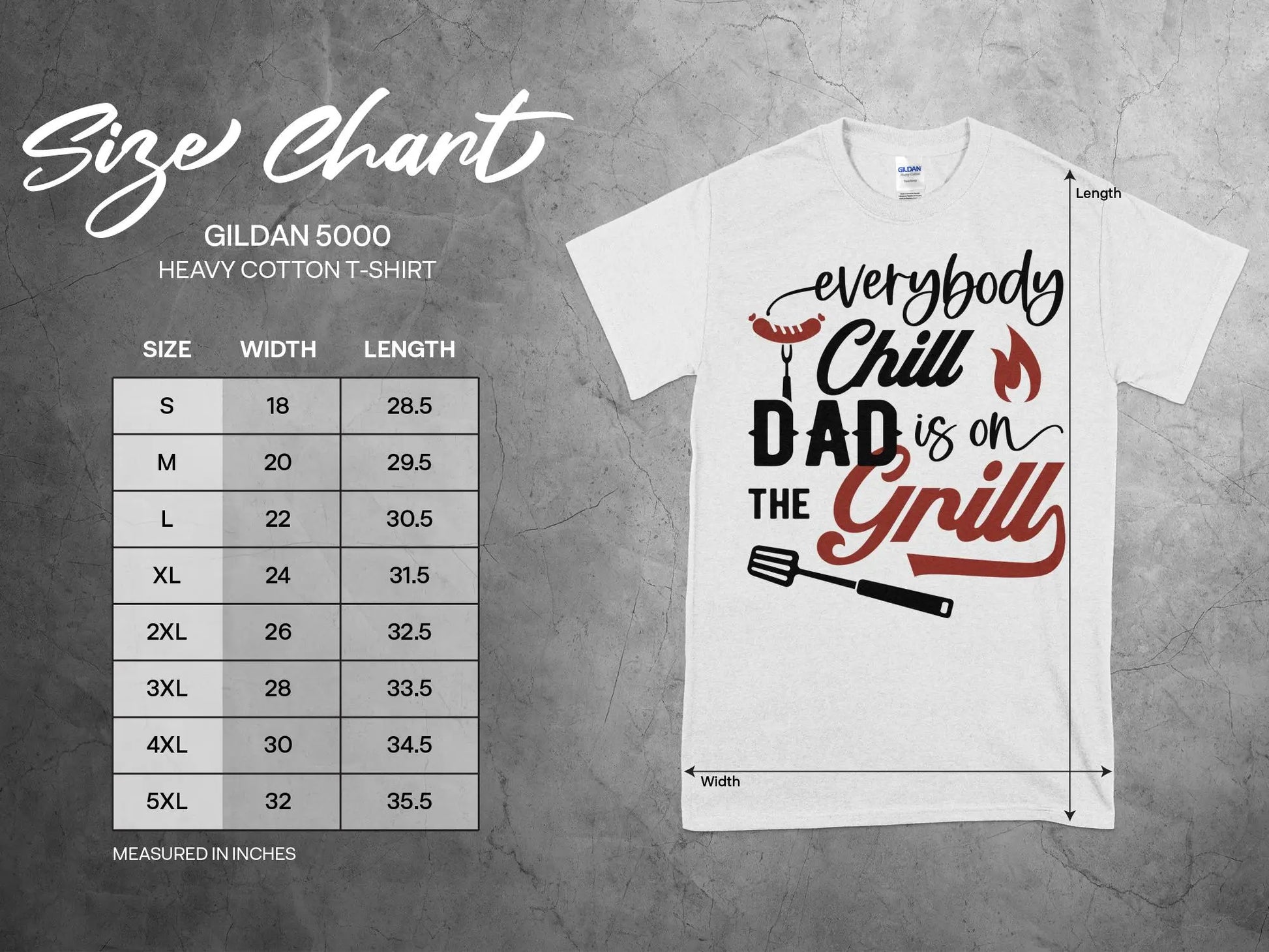 Everybody Chill Funny Apparel Tee Shirt BBQ Wear Great for Your BBQ Cookouts - Creations Unlimited