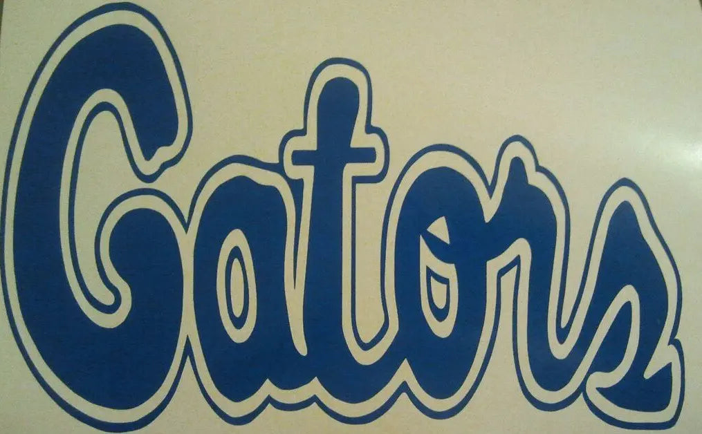 Florida Gators Blue Cornhole Decals - 2 Cornhole Decals The Cornhole King