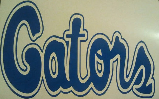 Florida Gators Blue Cornhole Decals - 2 Cornhole Decals The Cornhole King