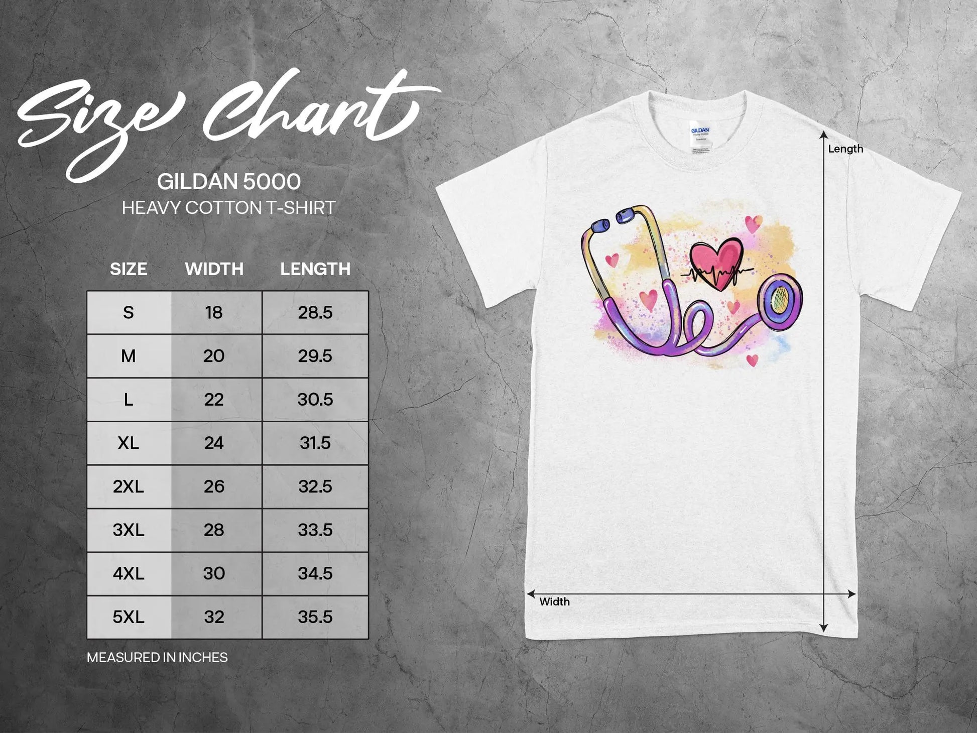 Heart Beat Nurse,Future Nurse Gift Idea, Nursing School Student Grad, RN LPN, Nurse Life, Funny Nurse Quality Gilden Tee - Creations Unlimited
