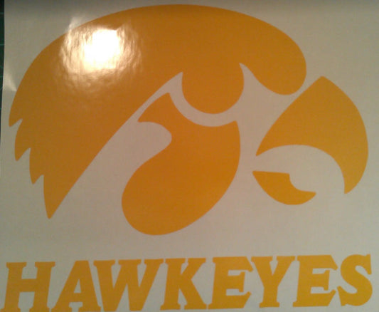 Iowa State Hawkeyes Cornhole Decals - 2 Cornhole Decals Creations Unlimited