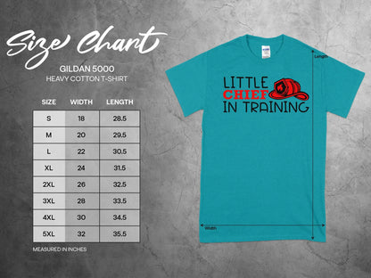 Little Chief in Training Fire Fighter Tee - Shirt Quality Gilden Tee. Support Your Firefighters. - Creations Unlimited