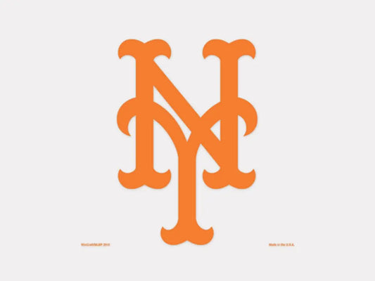 MLB New York Mets 93884010 Perfect Cut Color Decal, 4" x 4", Black WinCraft