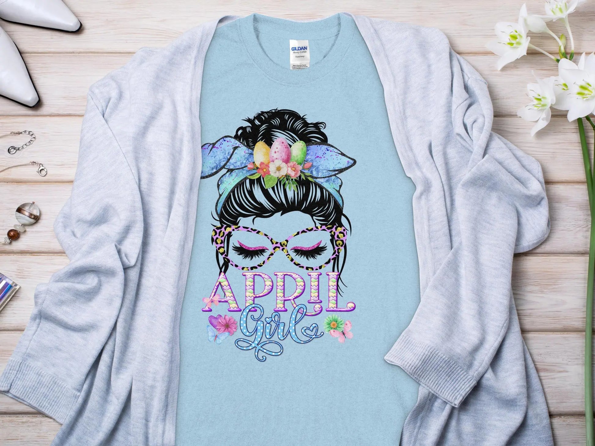 May Girl Birthday T- Makes a Great Gift Quality T- All Sizes and Colors Quality Gilden Tee - Creations Unlimited