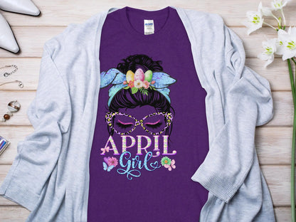 May Girl Birthday T- Makes a Great Gift Quality T- All Sizes and Colors Quality Gilden Tee - Creations Unlimited