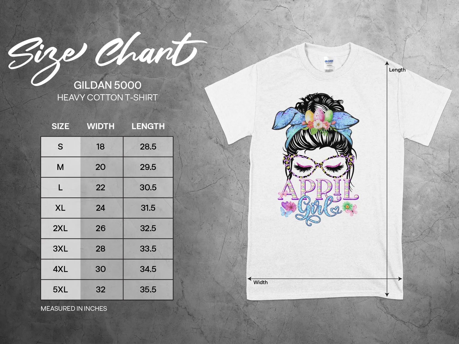 May Girl Birthday T- Makes a Great Gift Quality T- All Sizes and Colors Quality Gilden Tee - Creations Unlimited