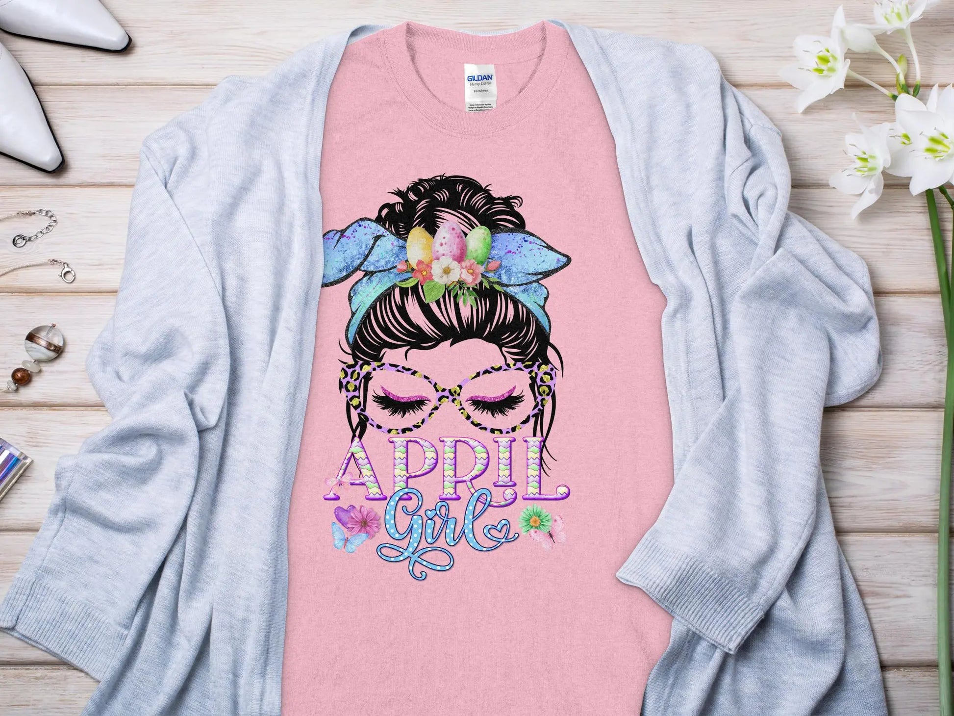 May Girl Birthday T- Makes a Great Gift Quality T- All Sizes and Colors Quality Gilden Tee - Creations Unlimited