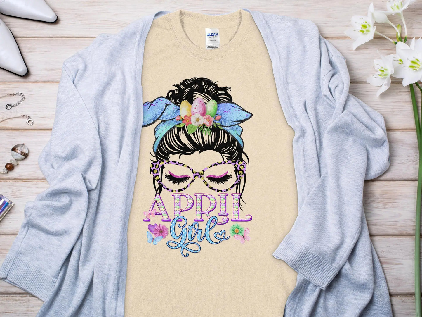May Girl Birthday T- Makes a Great Gift Quality T- All Sizes and Colors Quality Gilden Tee - Creations Unlimited