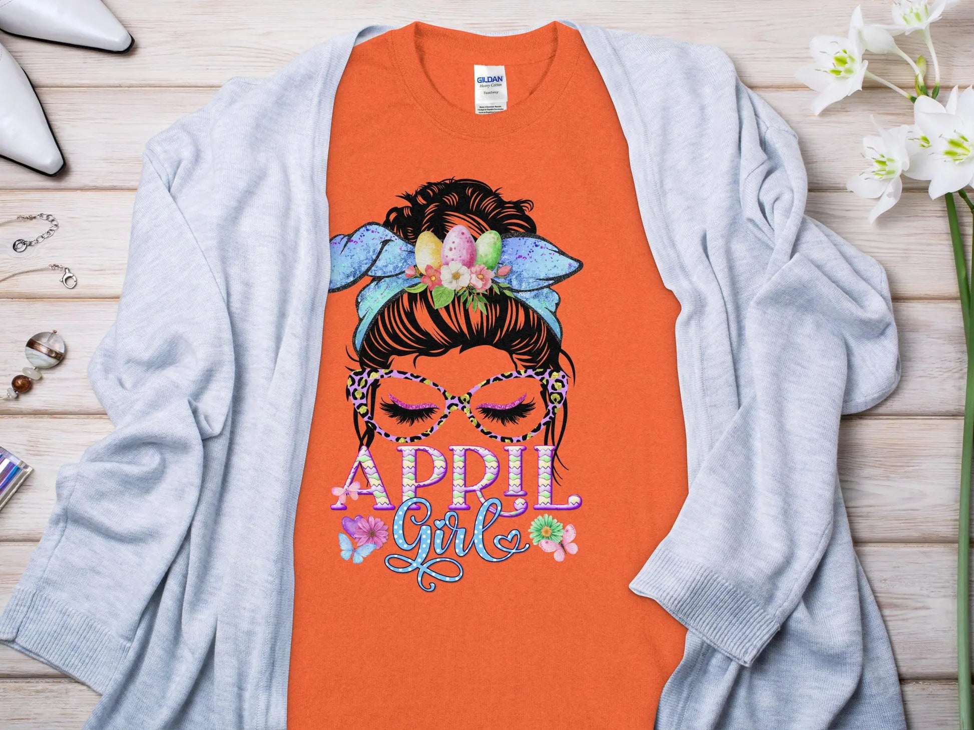 May Girl Birthday T- Makes a Great Gift Quality T- All Sizes and Colors Quality Gilden Tee - Creations Unlimited