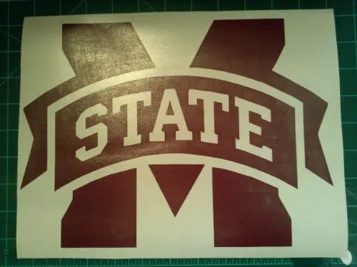 Mississippi State Cornhole Decals - 2 Cornhole Decals Vinyl Vehicle Decals Creations Unlimited