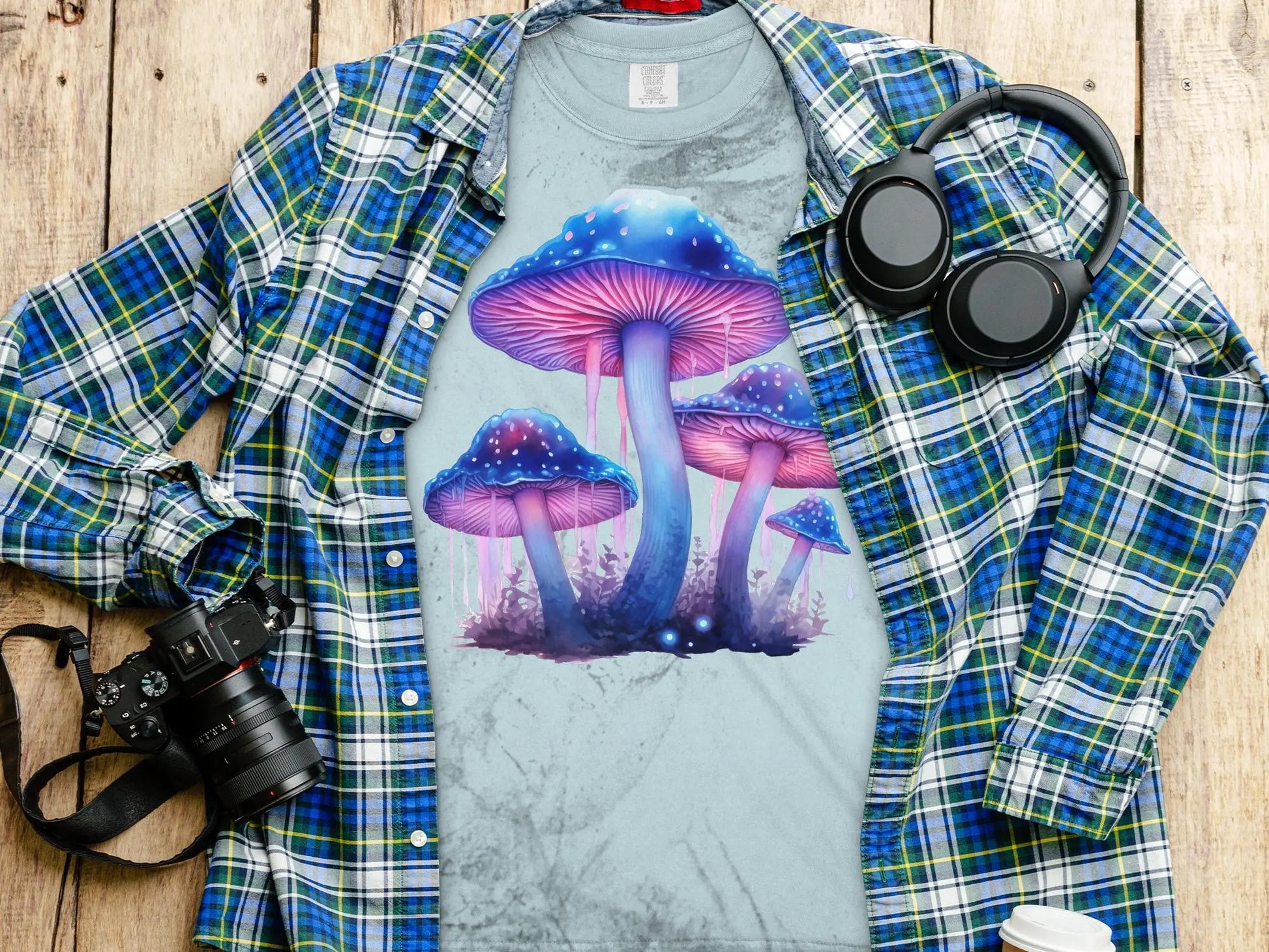 Mushroom Artwork Show Off These New Designs Quality Apparel - Creations Unlimited