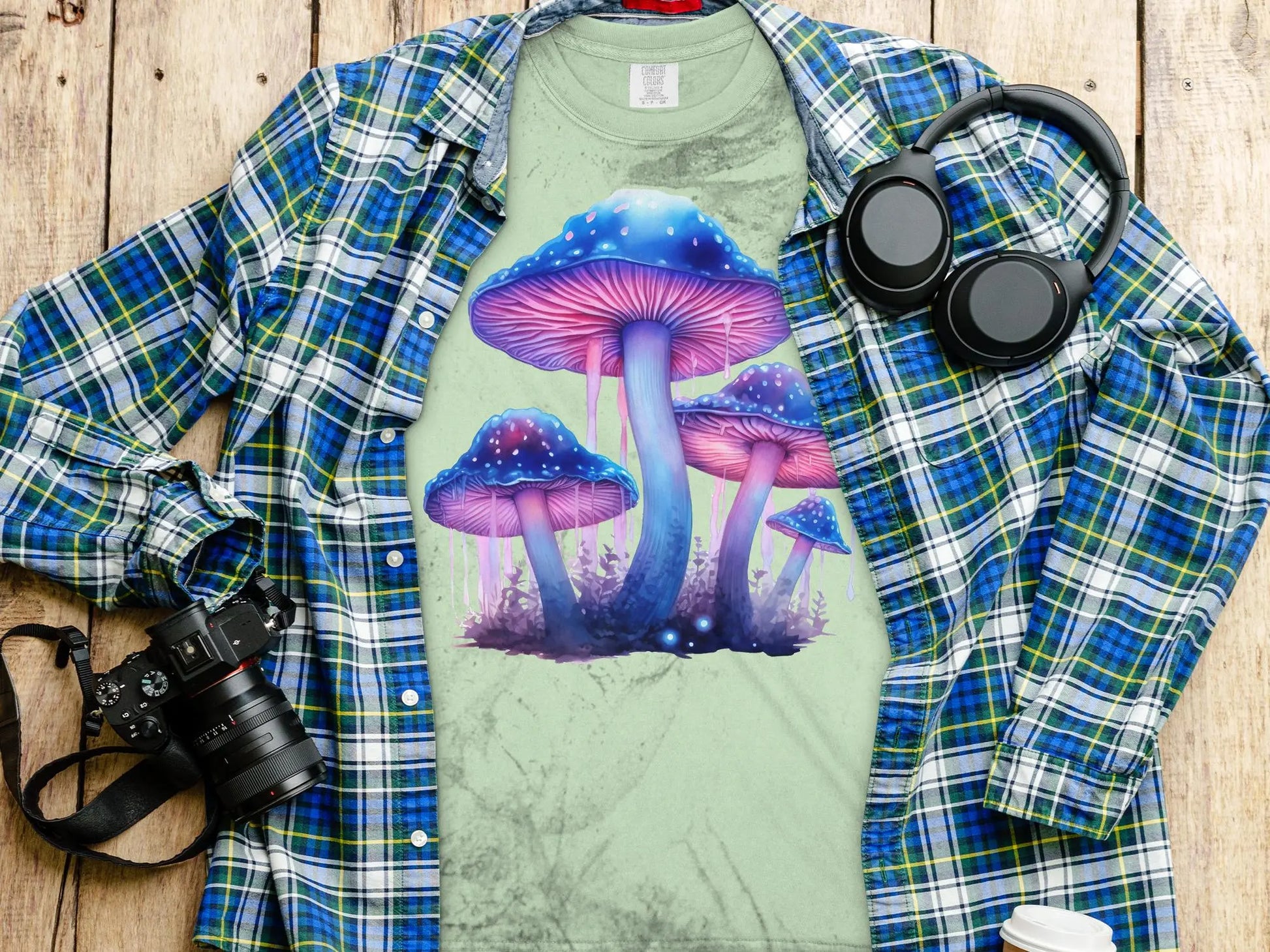 Mushroom Artwork Show Off These New Designs Quality Apparel - Creations Unlimited