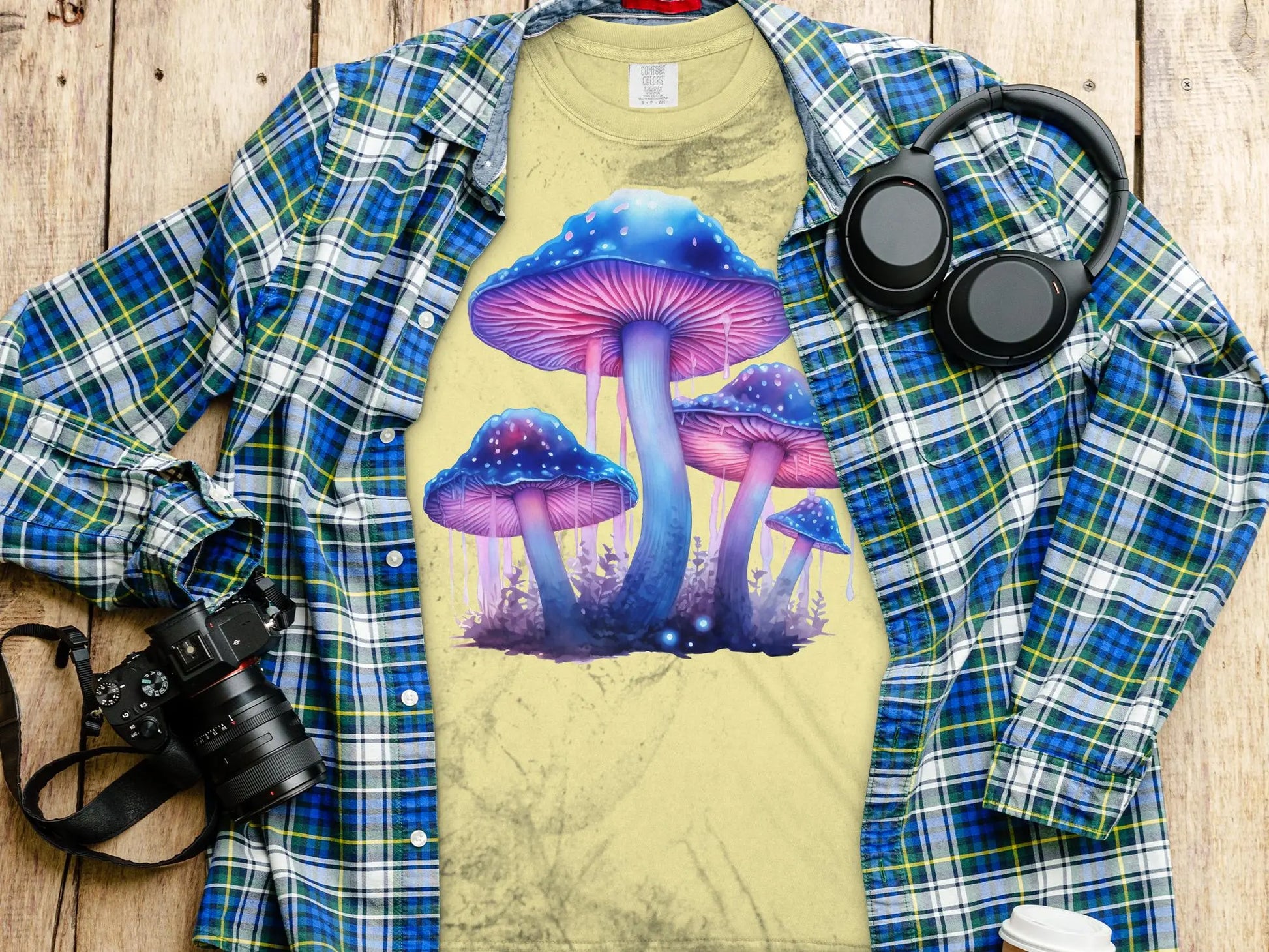 Mushroom Artwork Show Off These New Designs Quality Apparel - Creations Unlimited