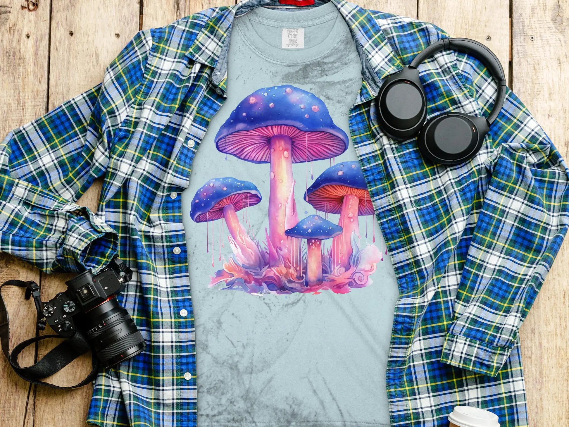 Mushroom Artwork Show Off These New Designs Quality Apparel - Creations Unlimited