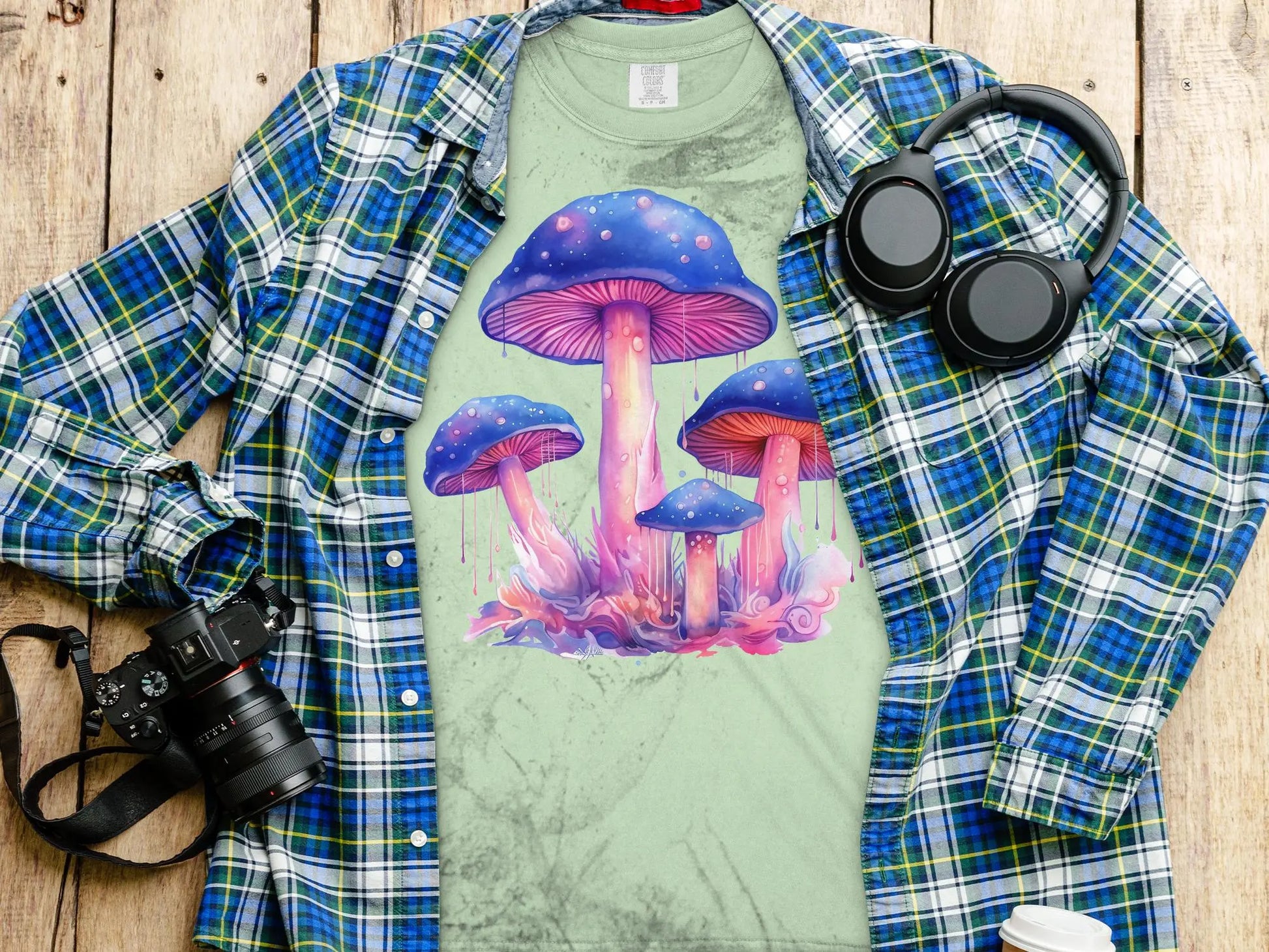 Mushroom Artwork Show Off These New Designs Quality Apparel - Creations Unlimited