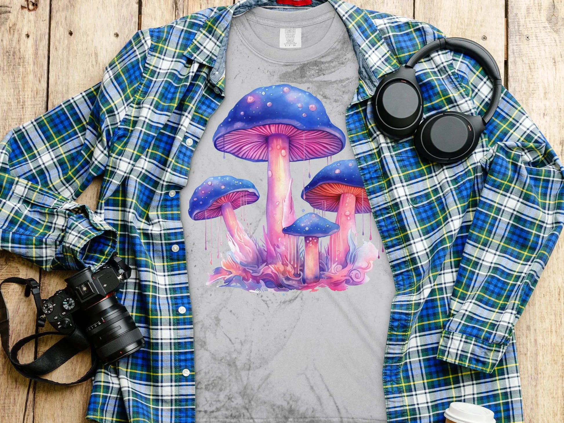 Mushroom Artwork Show Off These New Designs Quality Apparel - Creations Unlimited