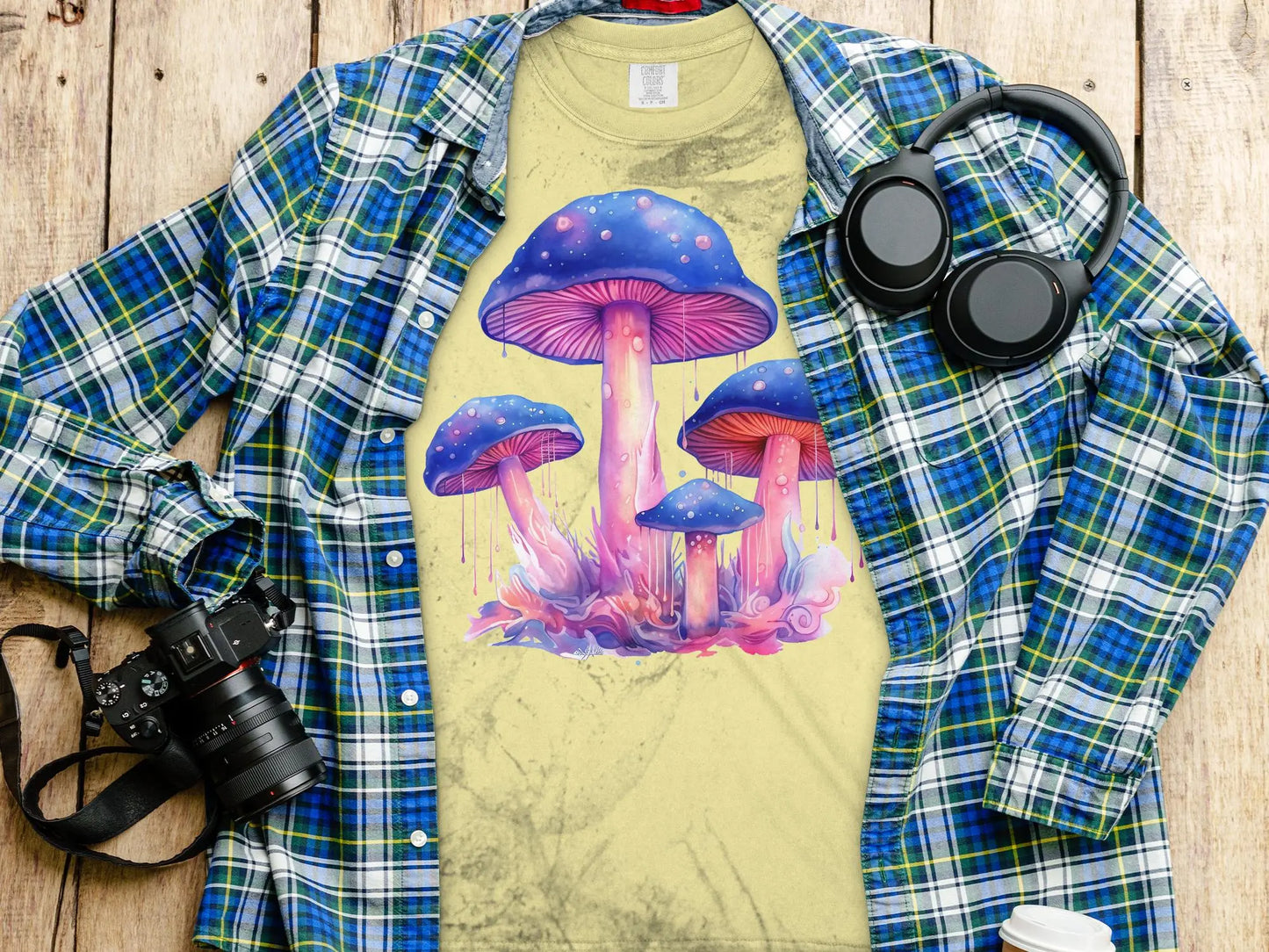 Mushroom Artwork Show Off These New Designs Quality Apparel - Creations Unlimited