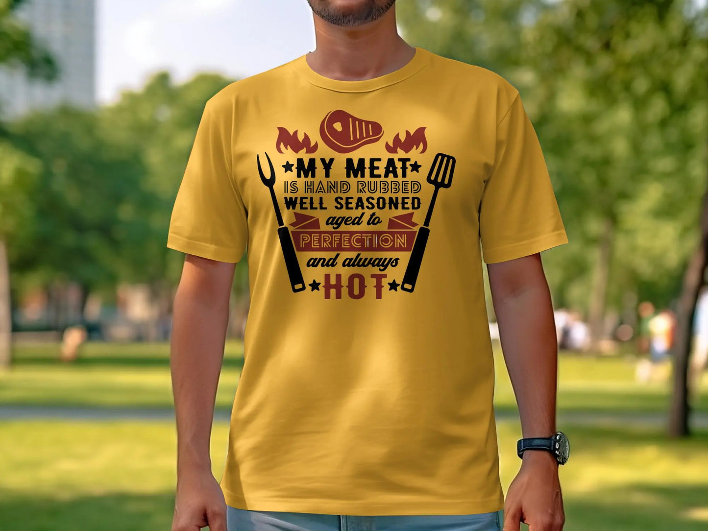 My Meat Funny Apparel Tee Shirt BBQ Wear Great for Your BBQ Cookouts - Creations Unlimited