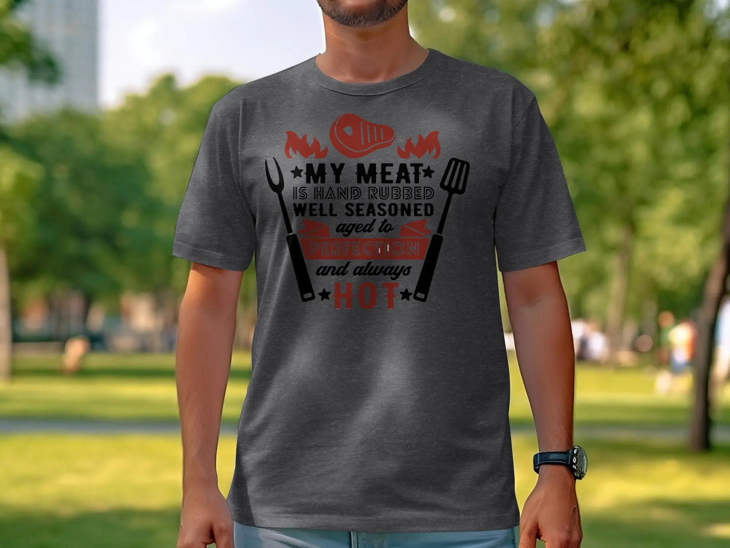 My Meat Funny Apparel Tee Shirt BBQ Wear Great for Your BBQ Cookouts - Creations Unlimited