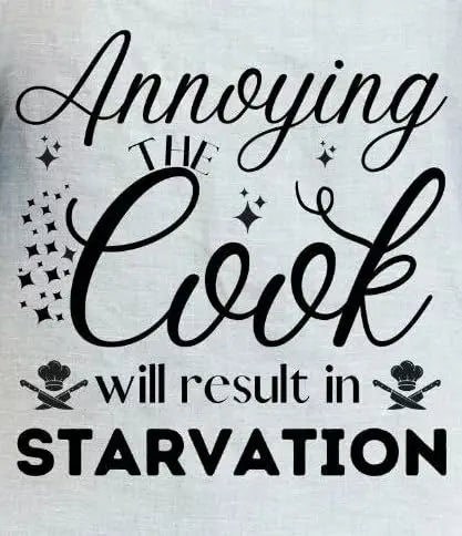 Outdoor Cooking - BBQ Apron - Cooking Gift for Men and Women - Funny Apron for Dad - Grilling Apron - BBQ Accessories - BBQ Tool Set - Best Apron for Grill Masters (Annoying The Cook) Generic