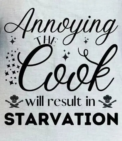 Outdoor Cooking - BBQ Apron - Cooking Gift for Men and Women - Funny Apron for Dad - Grilling Apron - BBQ Accessories - BBQ Tool Set - Best Apron for Grill Masters (Annoying The Cook) Generic