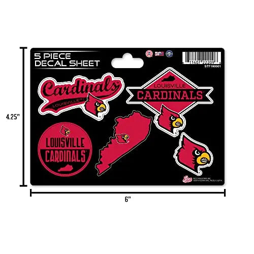 Rico Industries NCAA s 5-Pc Sticker Sheet Rico Industries
