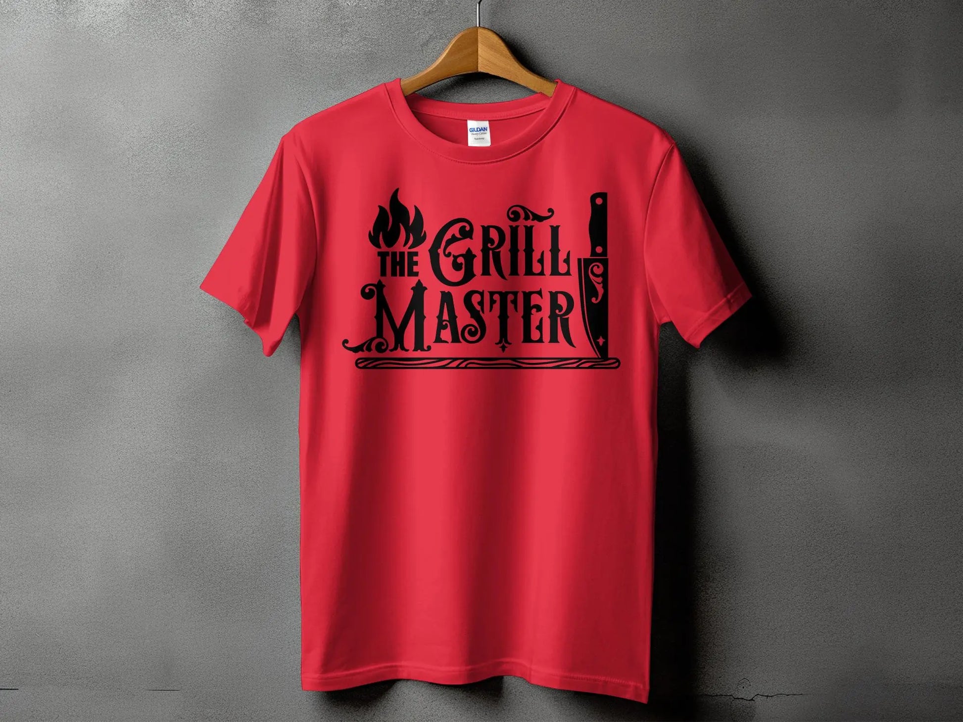 The Grill Master high-quality BBQ outdoor cooking tee-shirt - Creations Unlimited