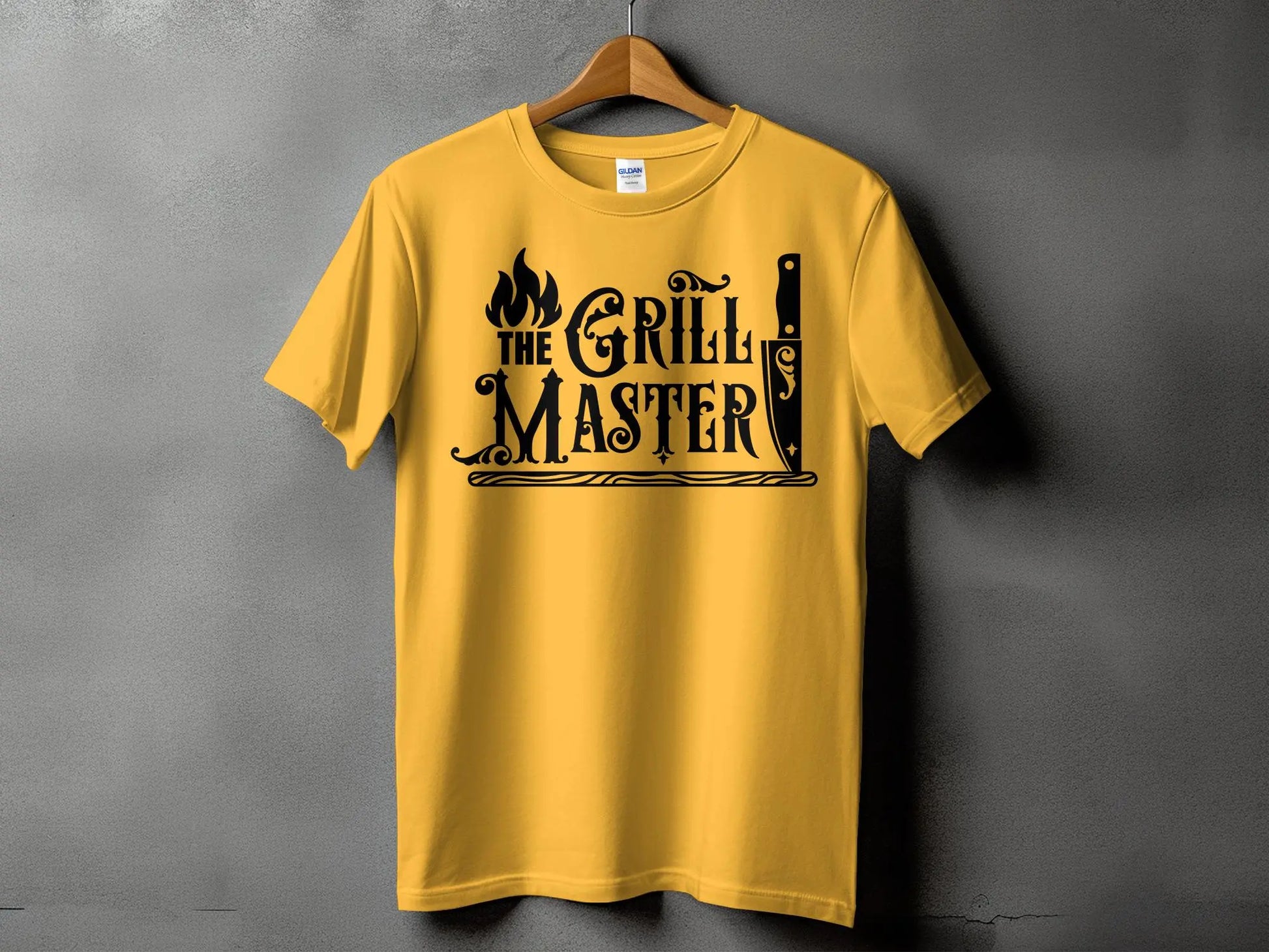 The Grill Master high-quality BBQ outdoor cooking tee-shirt - Creations Unlimited
