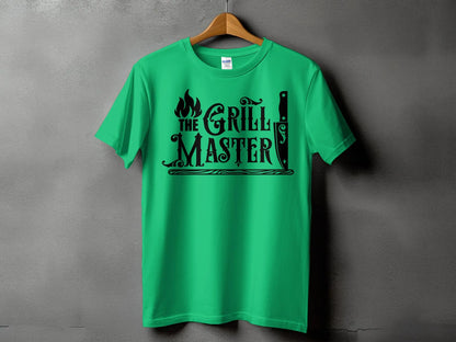 The Grill Master high-quality BBQ outdoor cooking tee-shirt - Creations Unlimited