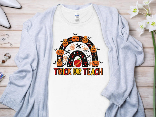 This Halloween Teacher T-Shirt is crafted from high-quality fabric in sizes to fit all shapes and size - Creations Unlimited