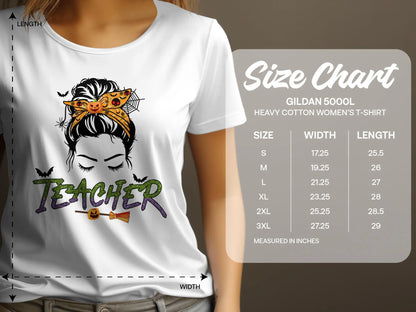 This Halloween Teacher T-Shirt is crafted from high-quality fabric in sizes to fit all shapes and size - Creations Unlimited